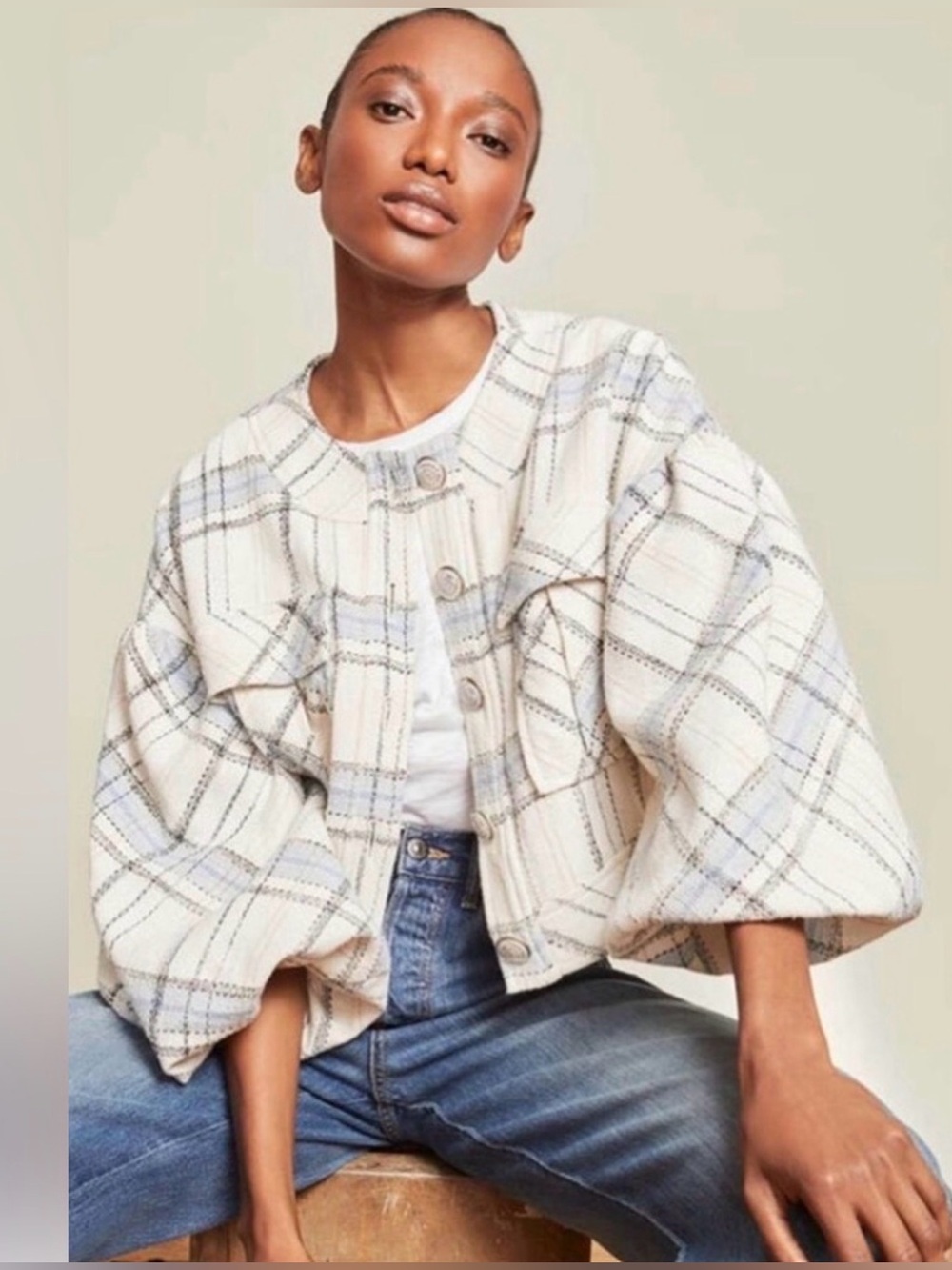 VERONICA BEARD Nikolai Cropped Jacket